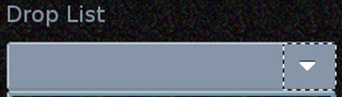 Screenshot of the drop list.