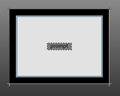 Screenshot of a pop-up menu with the Prompt selection