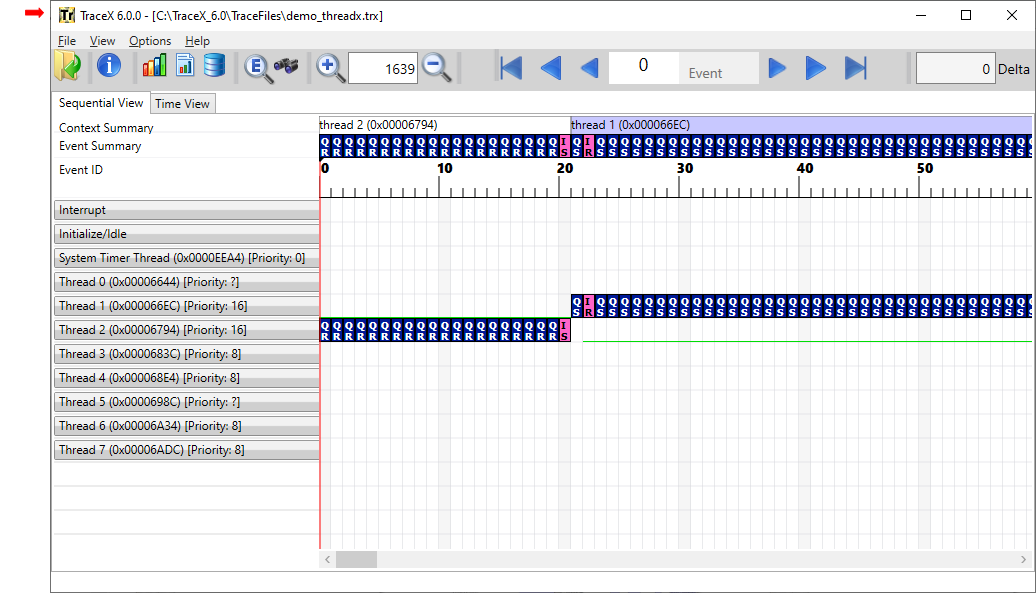 Screenshot of the TraceX title bar.